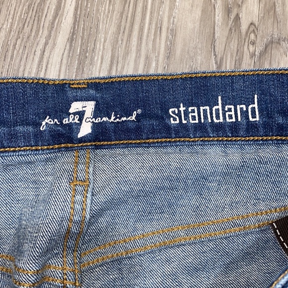 7 For All Mankind Standard Released Hem Jeans - Picture 7 of 9